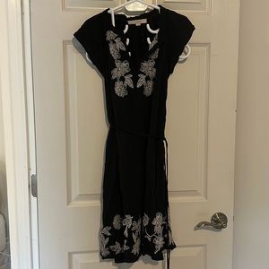 Ann Taylor floral embroidered dress